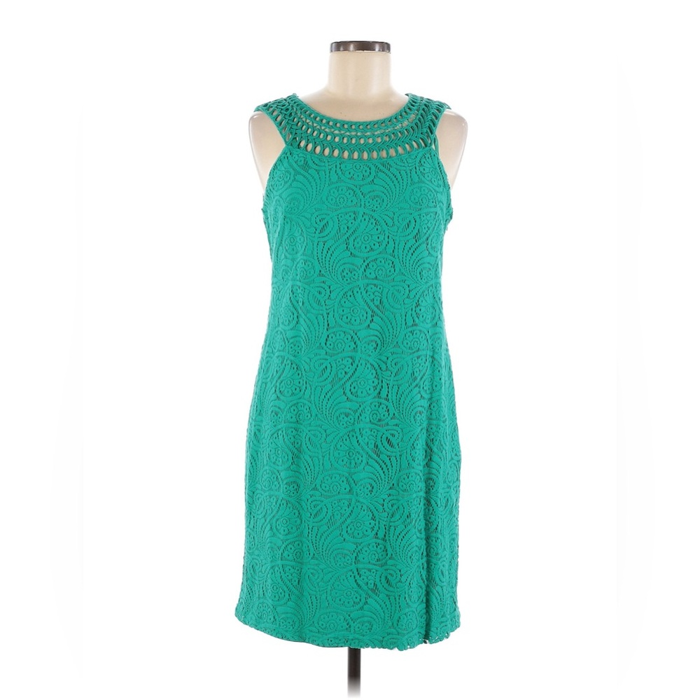 Eliza J Teal Shift Dress-Size 6